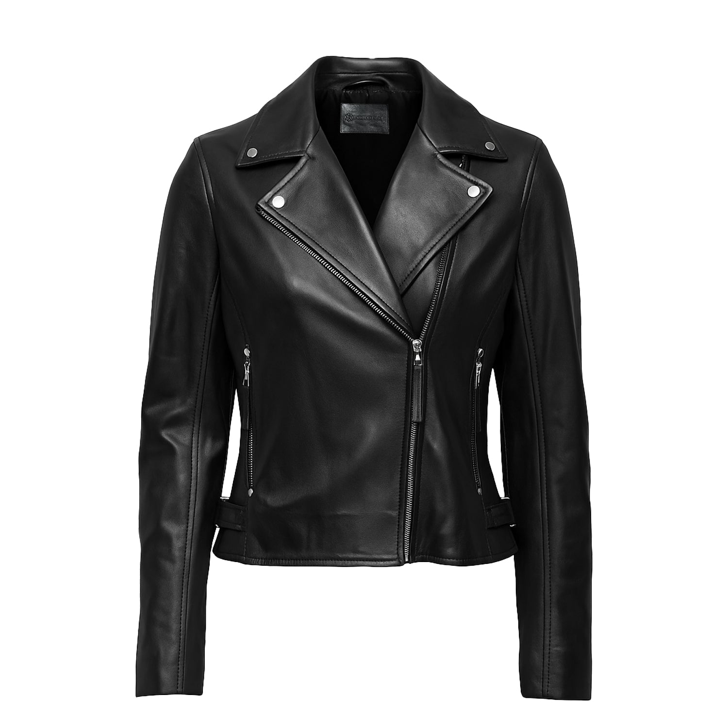 Women’s Black Designer Leather Jacket