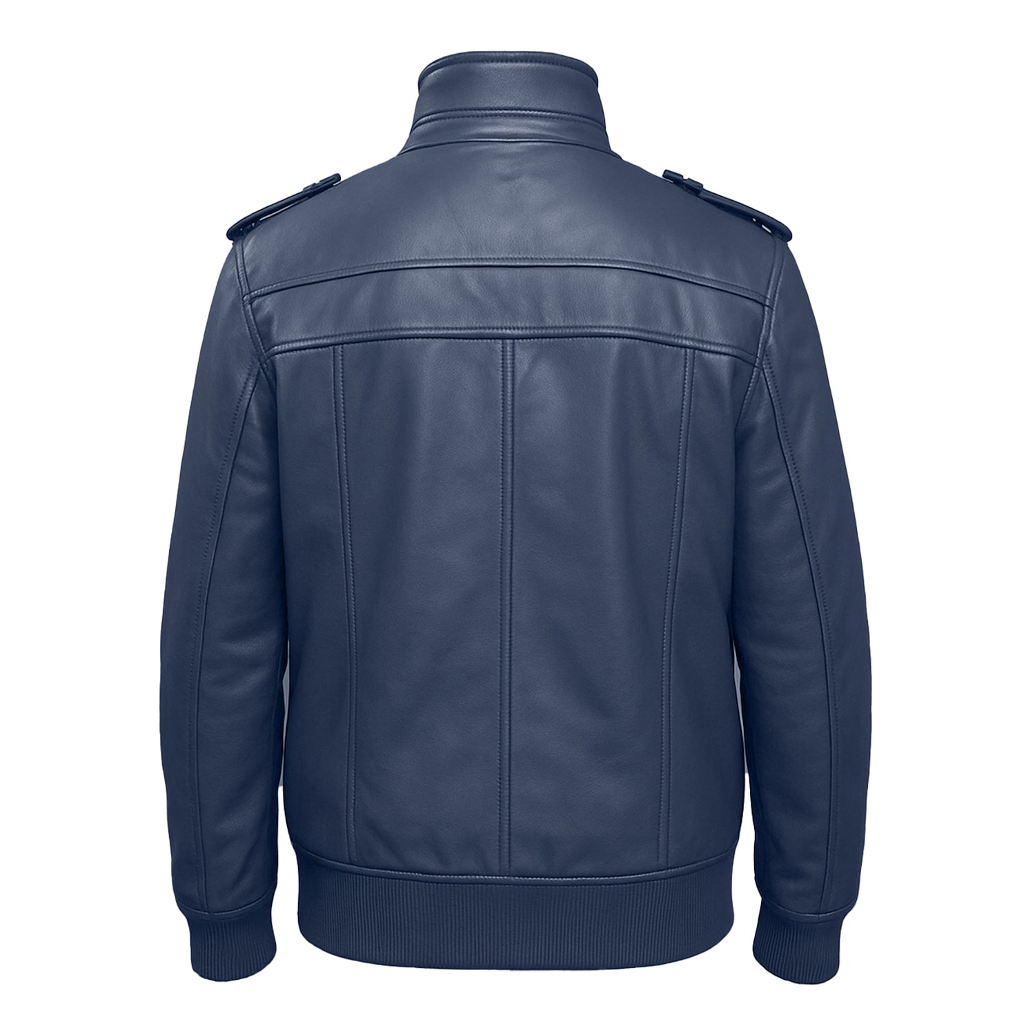 Men's Sheepskin Café Racer Leather Jacket