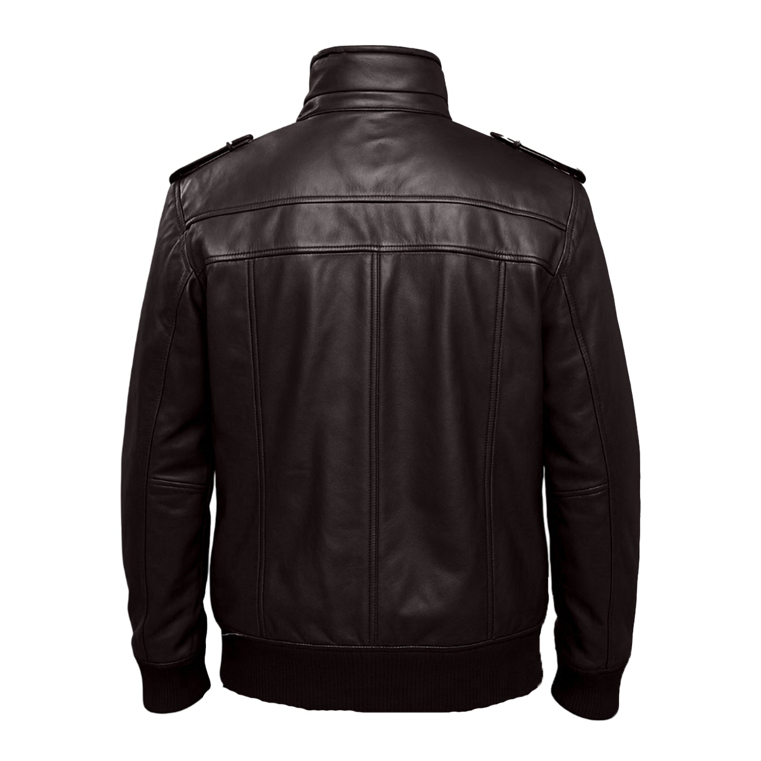 Men’s Sheepskin Hooded Leather Jacket