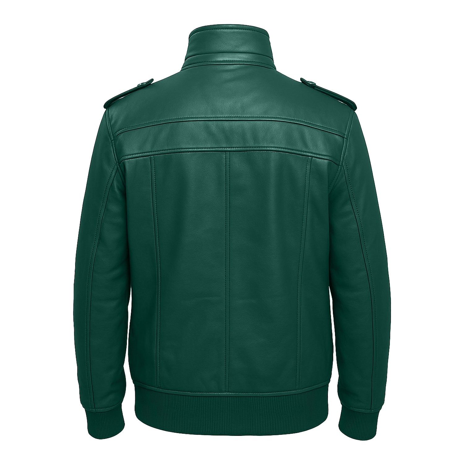 Men's Genuine Sheepskin Hooded Bomber Jacket