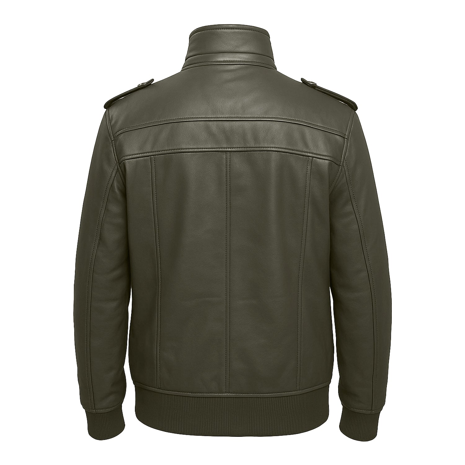 Men’s Genuine Sheepskin Biker Leather Jacket