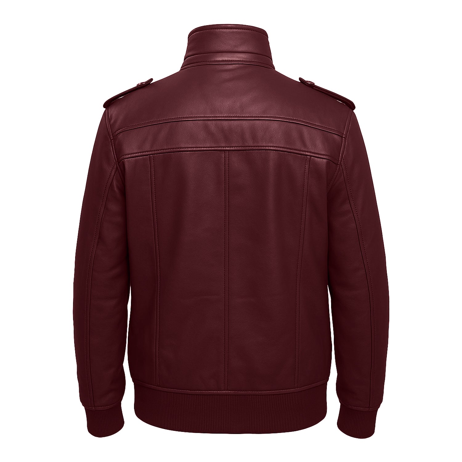 Men’s Sheepskin Biker Quilted Leather Jacket
