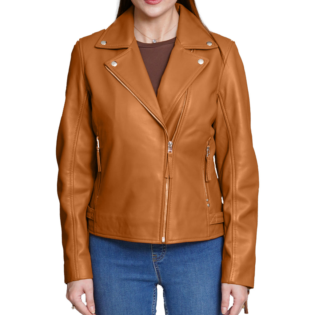 Mustard Best women Leather Jacket