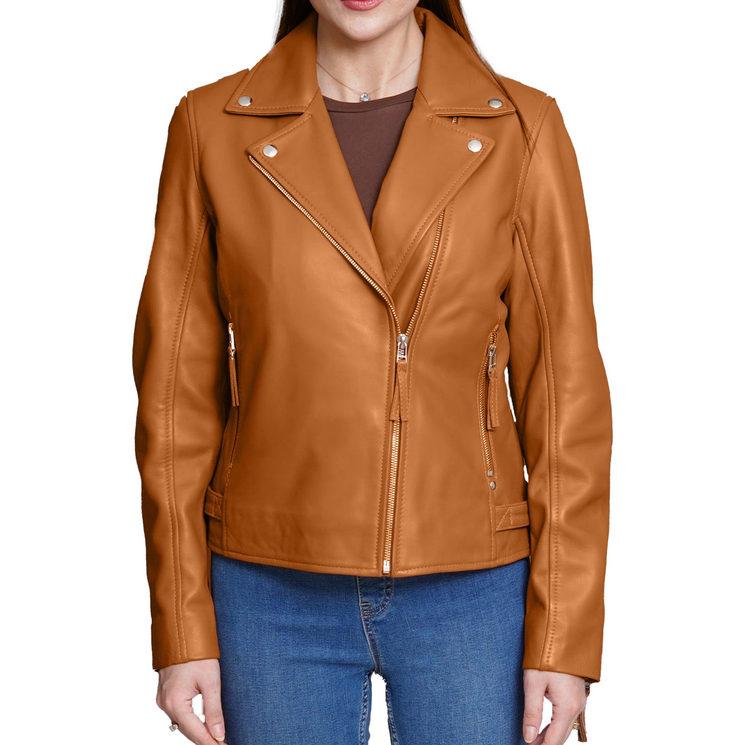 Mustard Best women Leather Jacket
