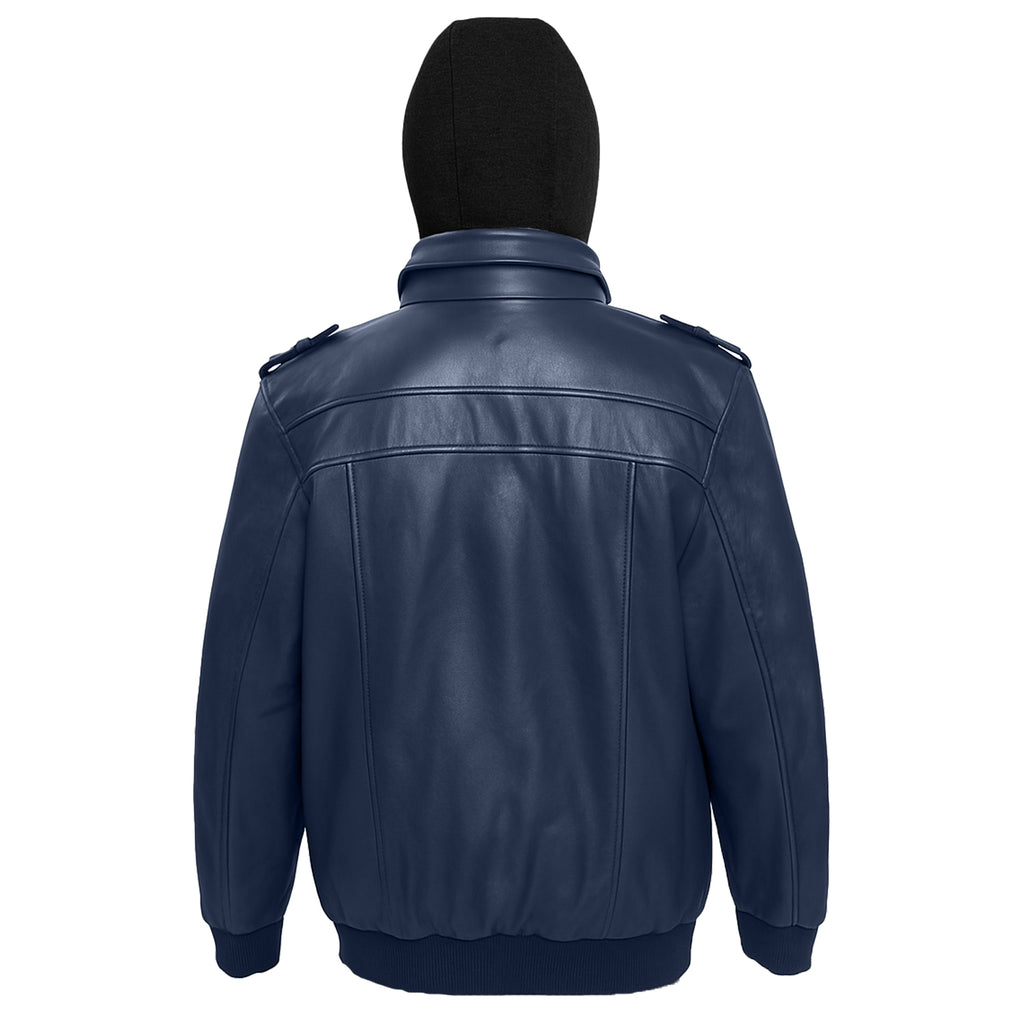 Men's Sheepskin Café Racer Leather Jacket LC-0986