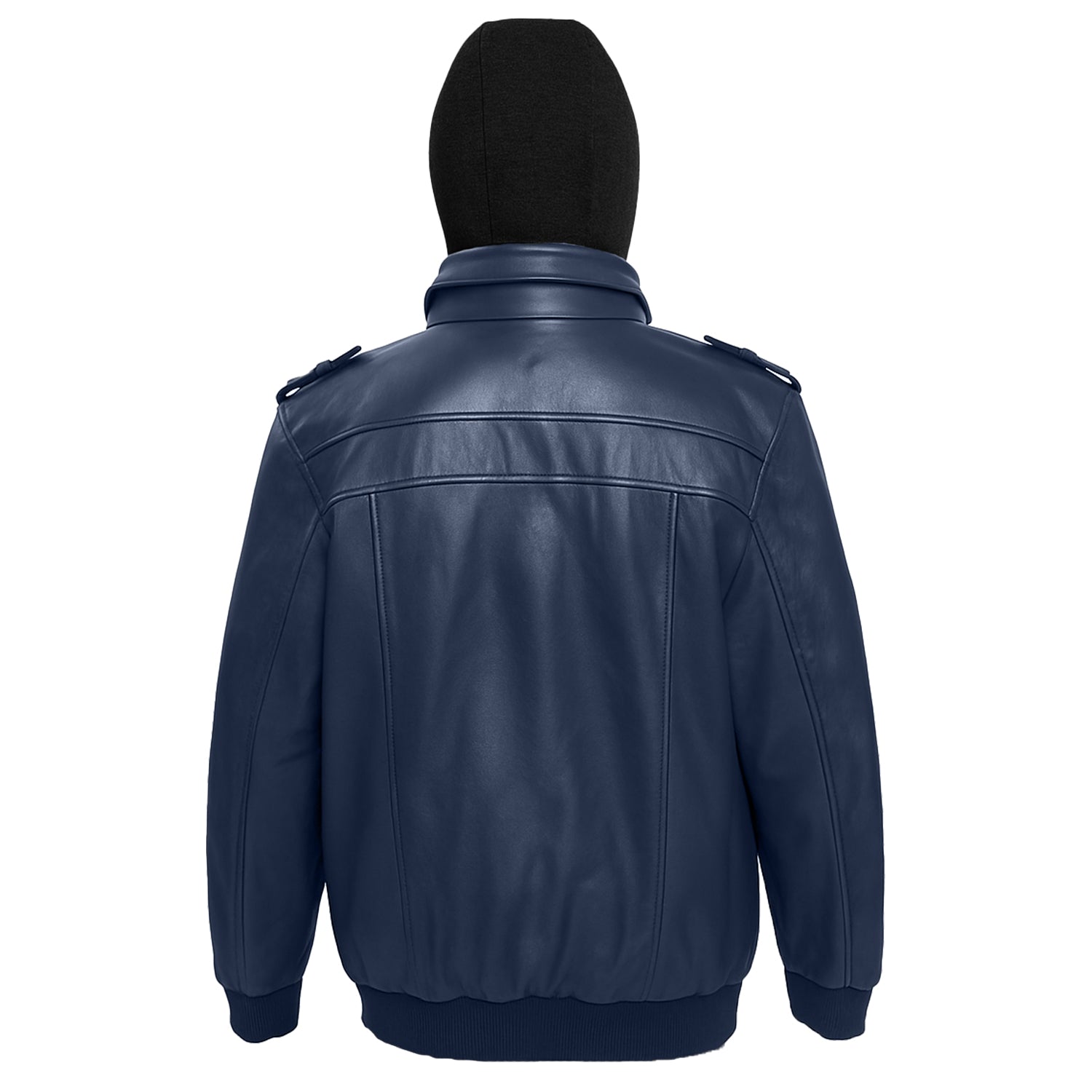Men's Sheepskin Café Racer Leather Jacket