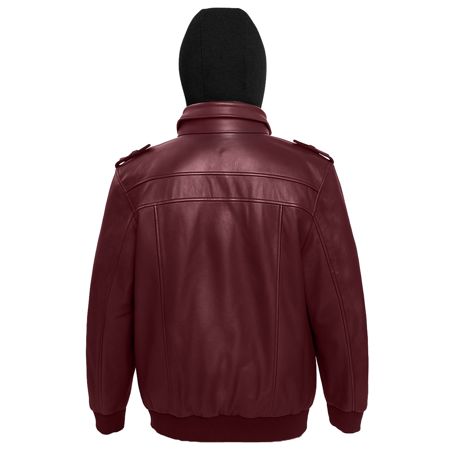 Men’s Sheepskin Biker Quilted Leather Jacket