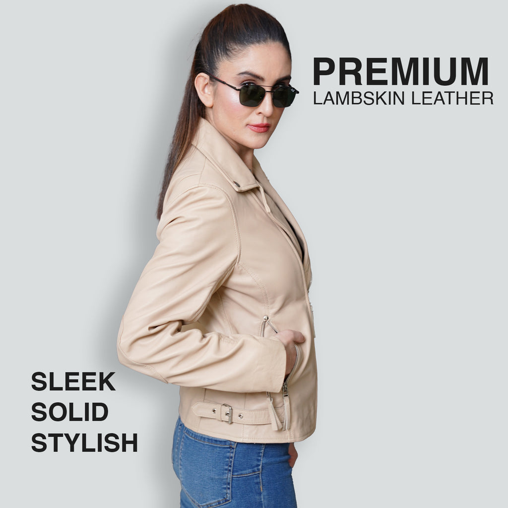 Fawn Women Leather Lacket