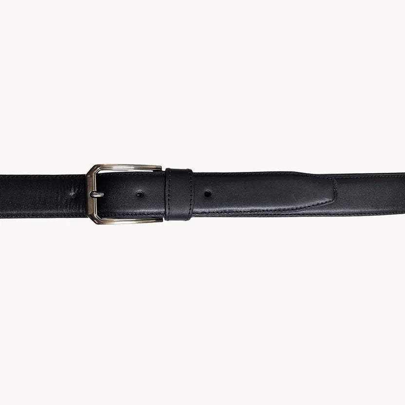 563 - Single Side Aniline Leather Belt (Black)
