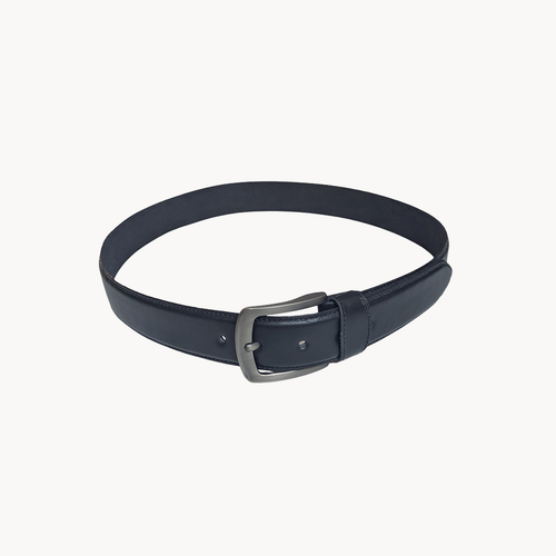 840 - Casual Aniline Leather Belt 40 mm (Black)