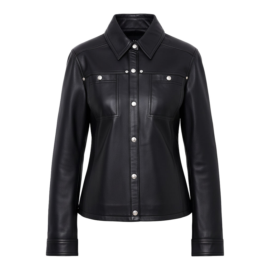 Premium Women Leather Shacket