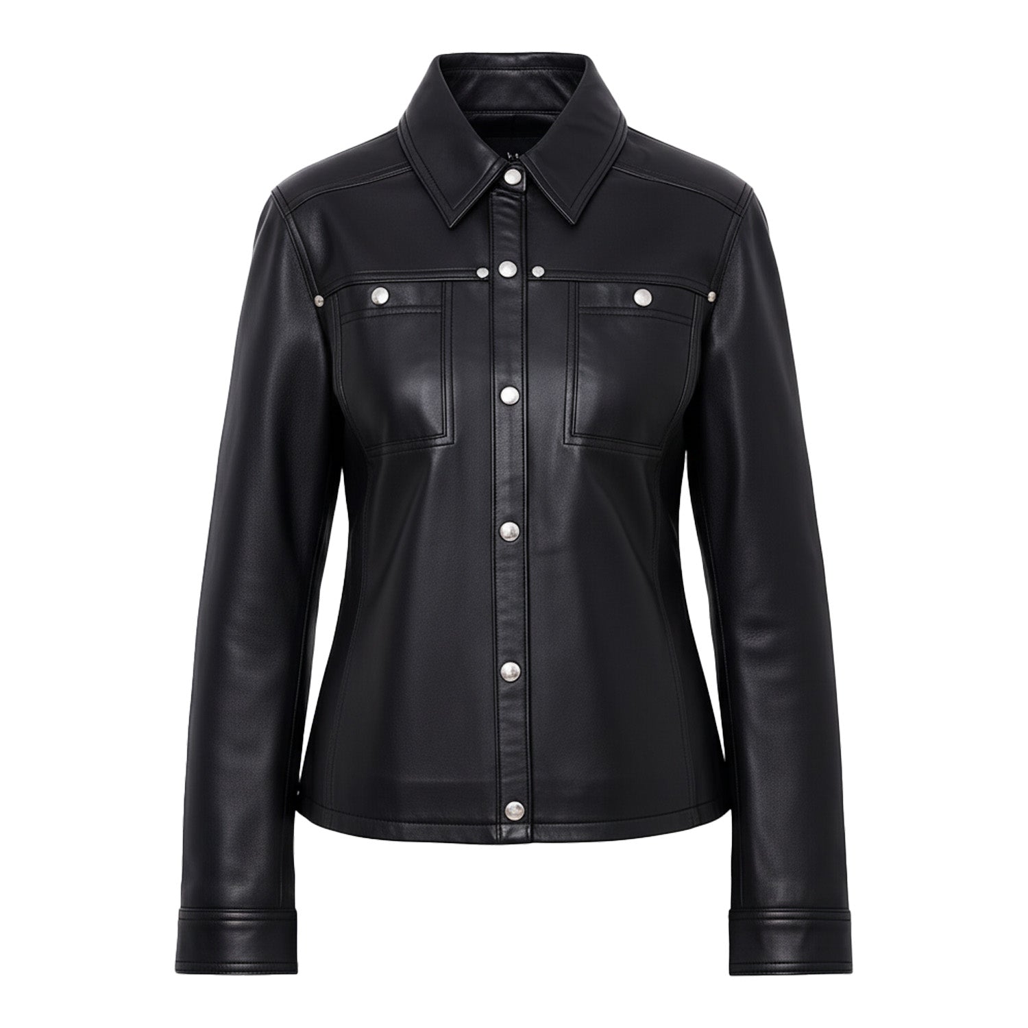 Premium Women Leather Shacket