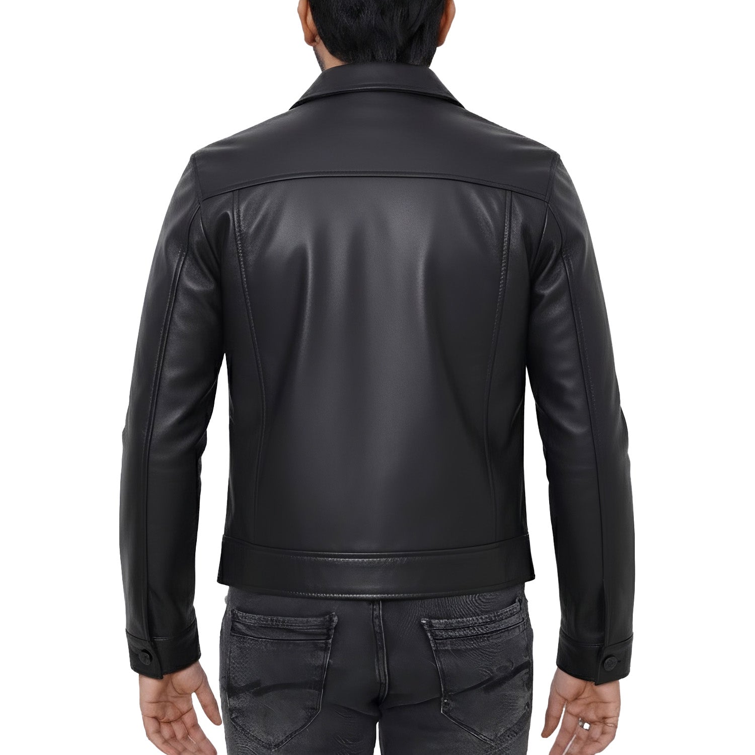 Vintage Trucker Mens Leather Jackets