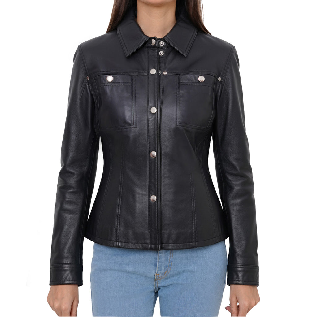 Premium Women Leather Shacket