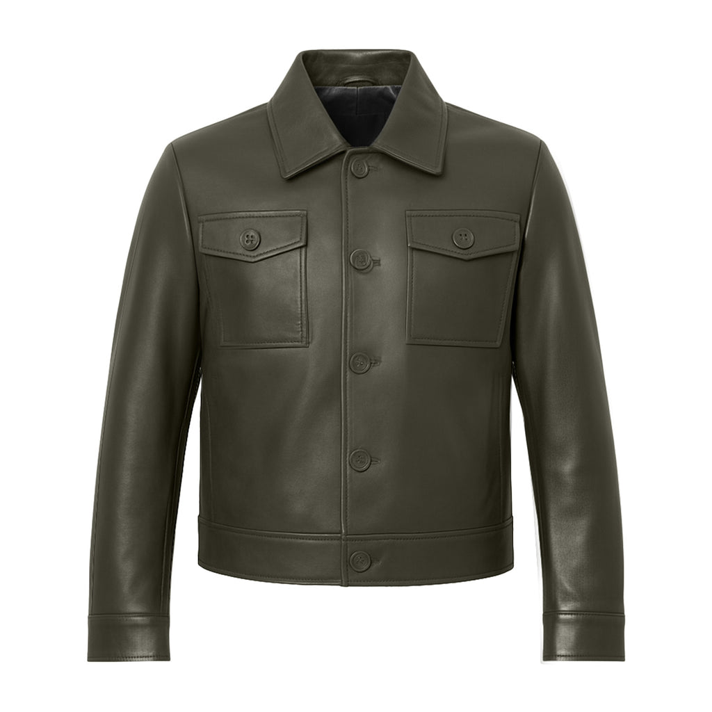 Vintage Trucker Mens Leather Jackets